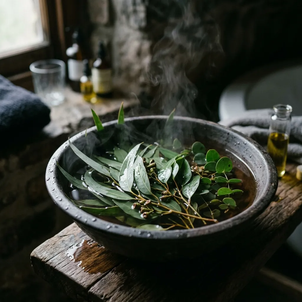 Eucalyptus Essential Oil Steam