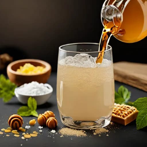 Baking Soda & Honey Alkalizing Drink